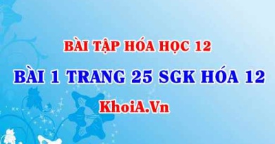 Bài 1 trang 25 SGK Hóa 12: Nội dung về Glucozơ